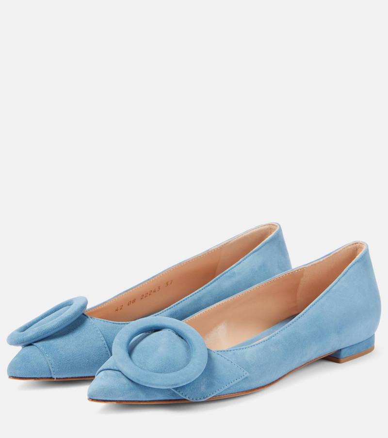 Venezia suede ballet flats 5