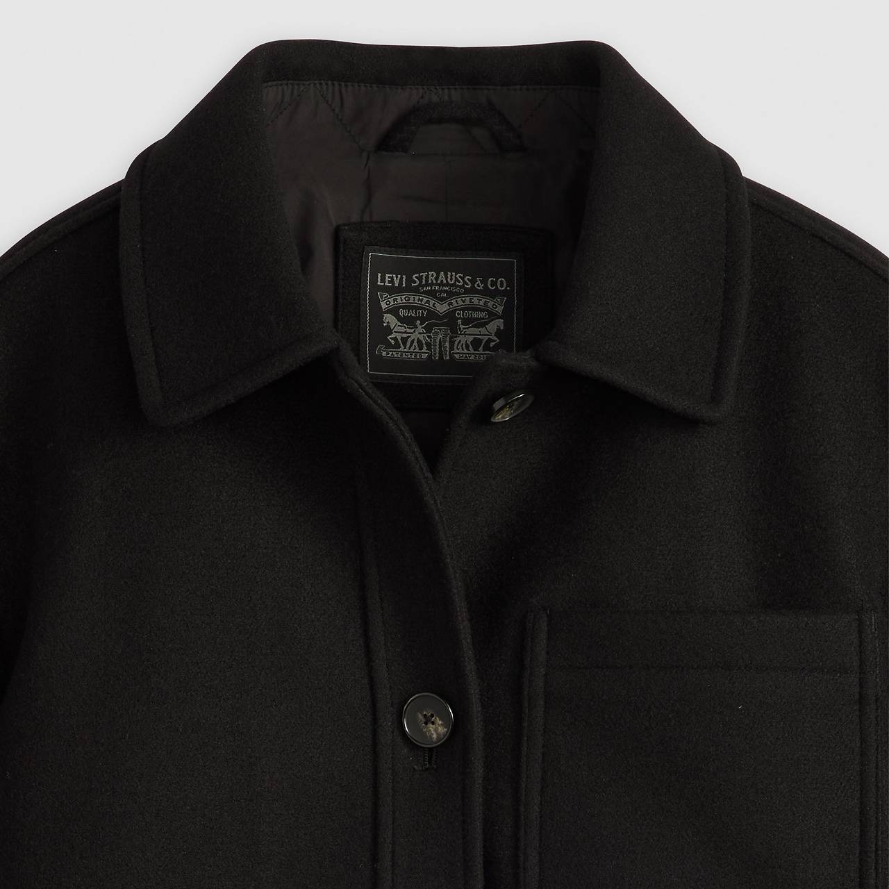 WOOL BLEND JACKET - 4