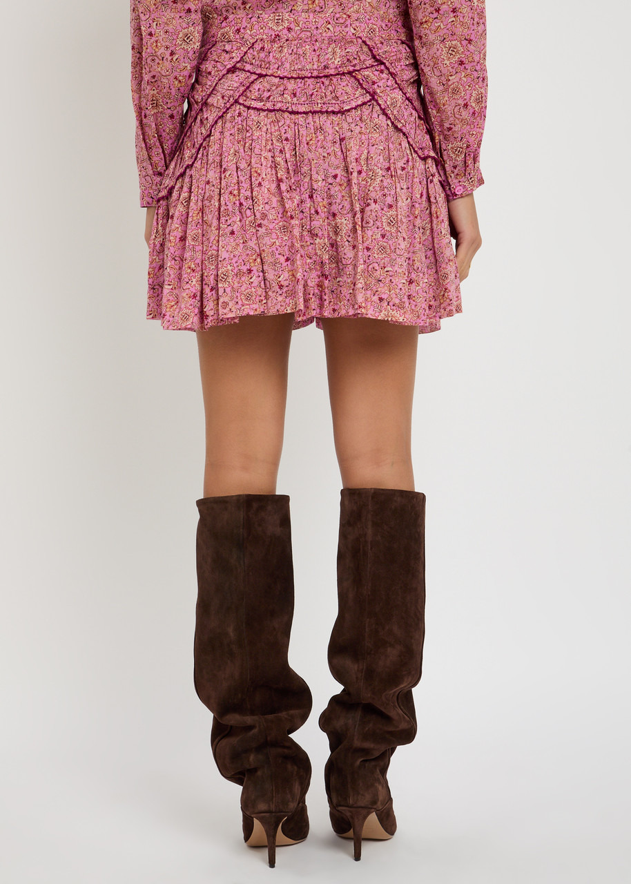 Isabel Marant étoile Ceola Printed Cotton Mini Skirt - 3