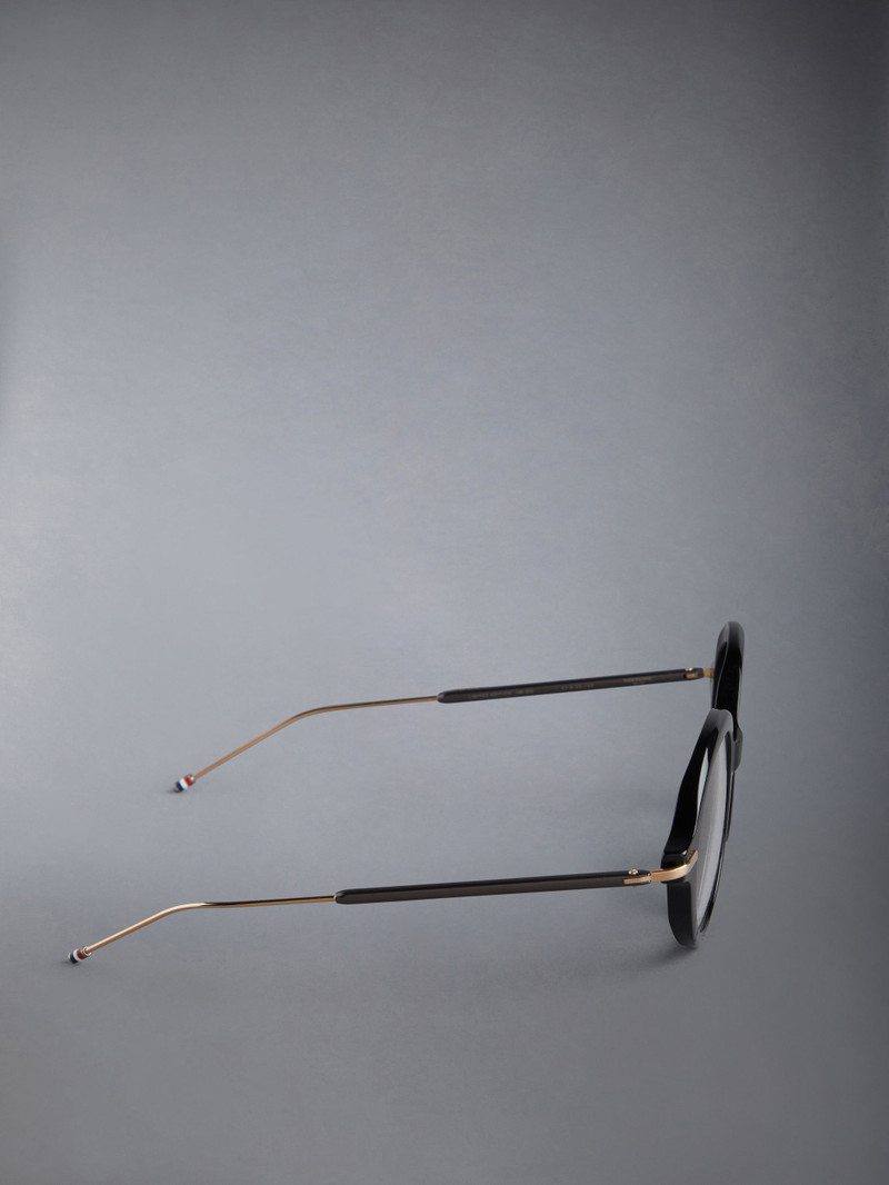 ROUND EYEGLASSES IN ACETATE AND TITANIUM 4