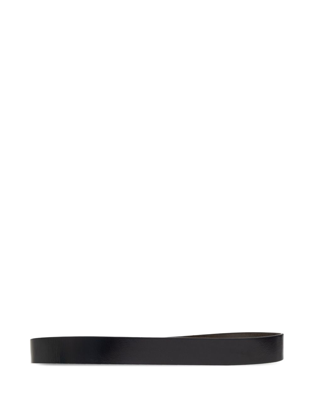 winged-buckle leather belt - 2