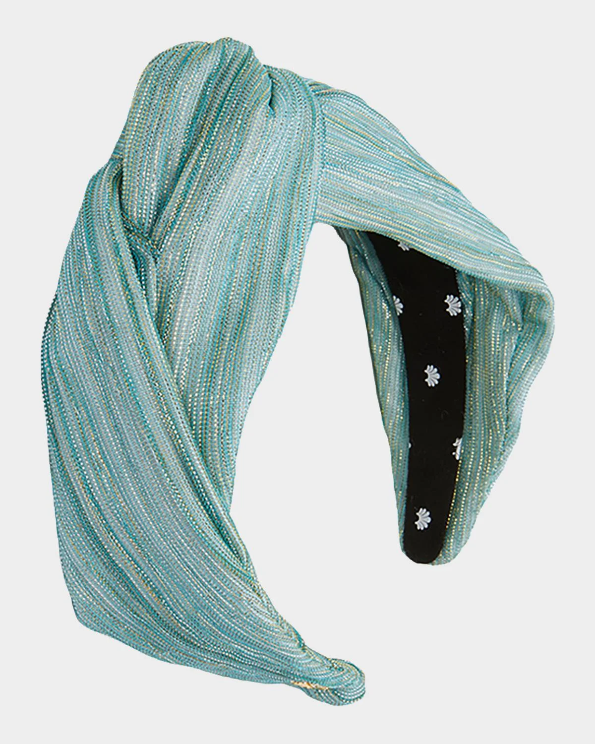 Greta Shimmer Knotted Headband - 1