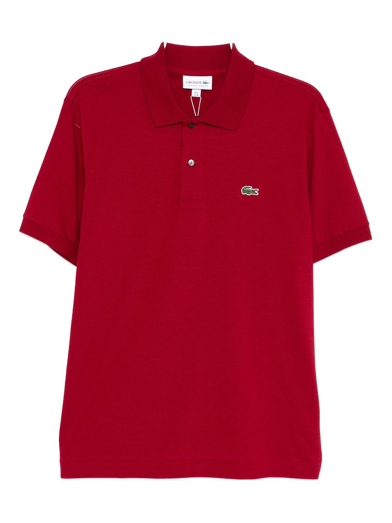 logo-embroidered polo shirt 1