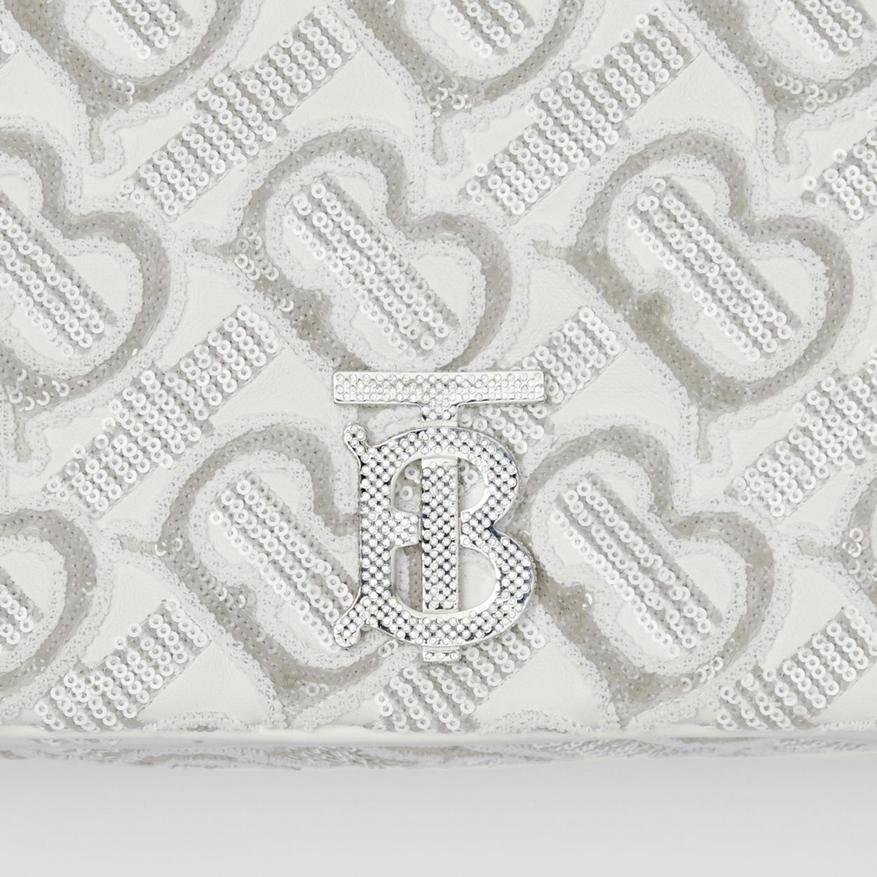 Sequinned Monogram Leather Small Lola Bag - 2