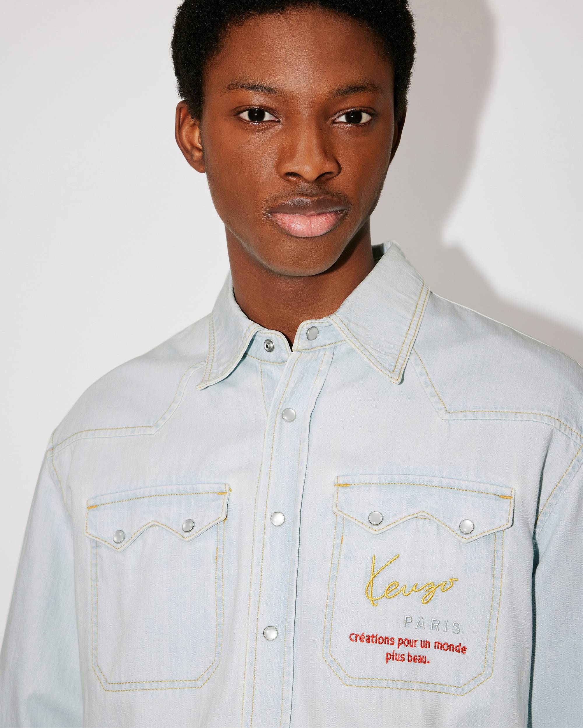 Denim cowboy shirt - 6