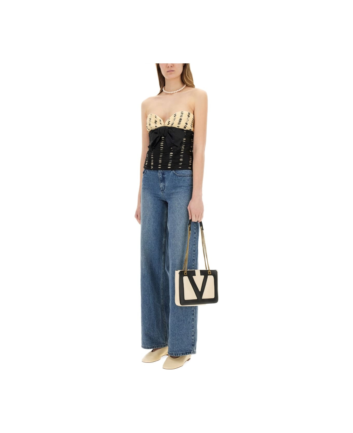 Plusdepois Print Chiffon Top - 2