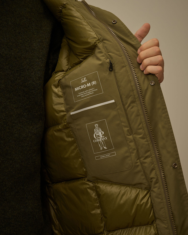 Micro-M (R) Long Hooded Down Jacket 7