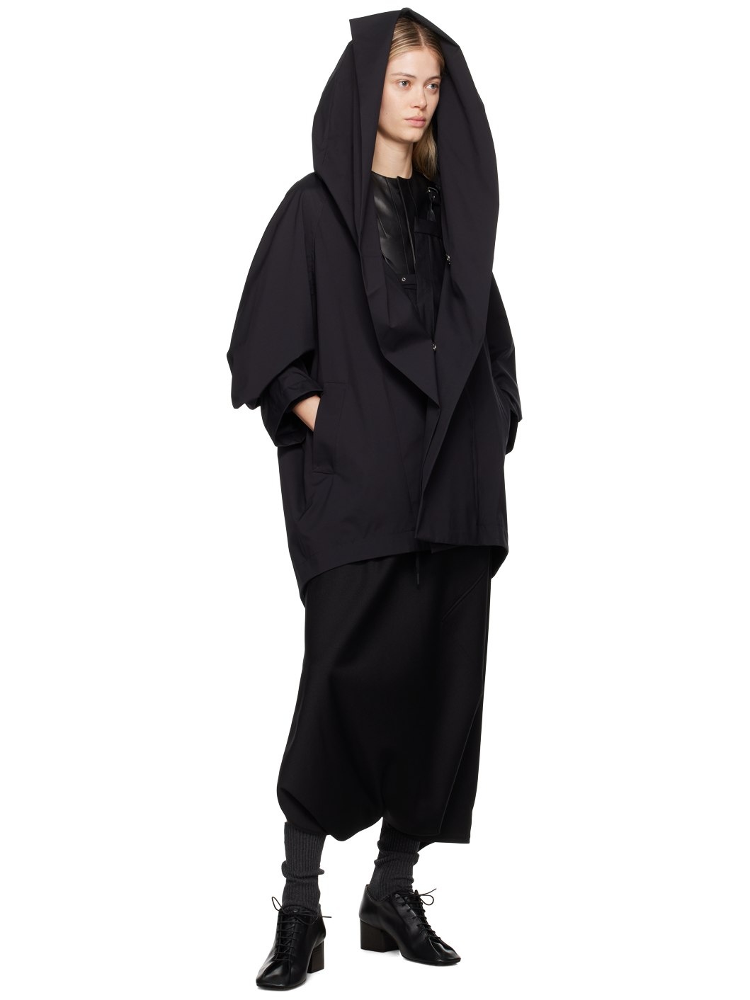 Black R-Paneled Lounge Pants - 4