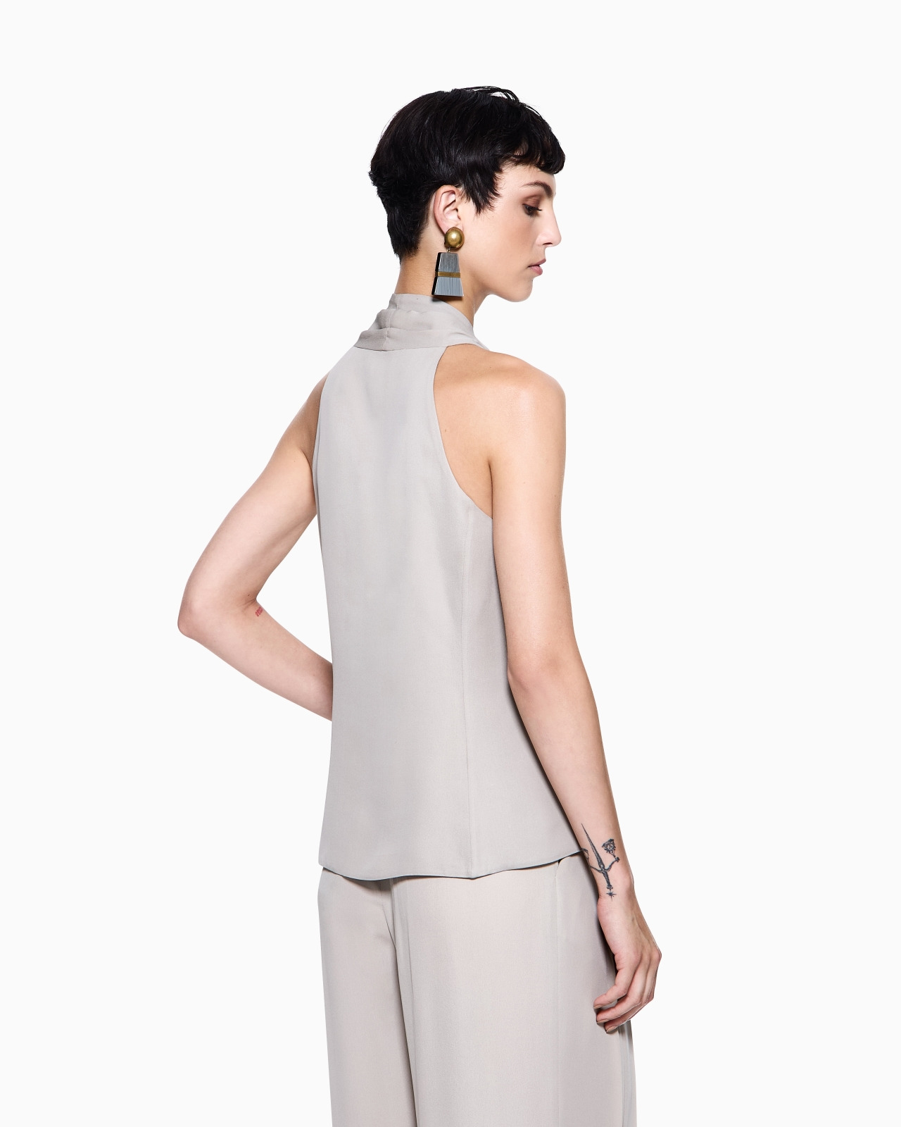 ASV TOP IN TRIPLE SILK GEORGETTE - 3