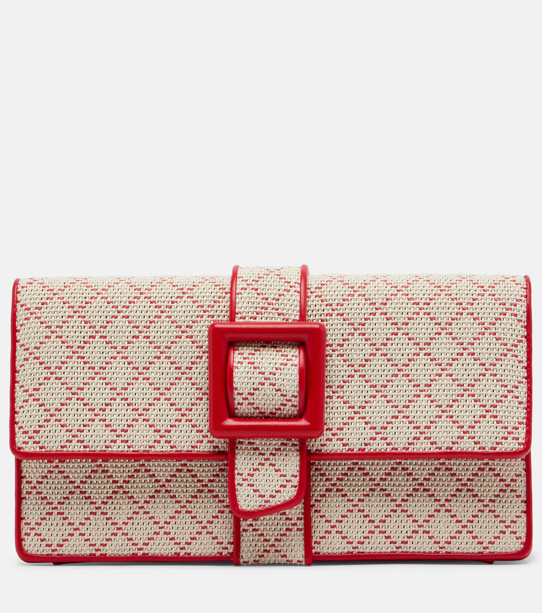 Maycap raffia-effect clutch - 1