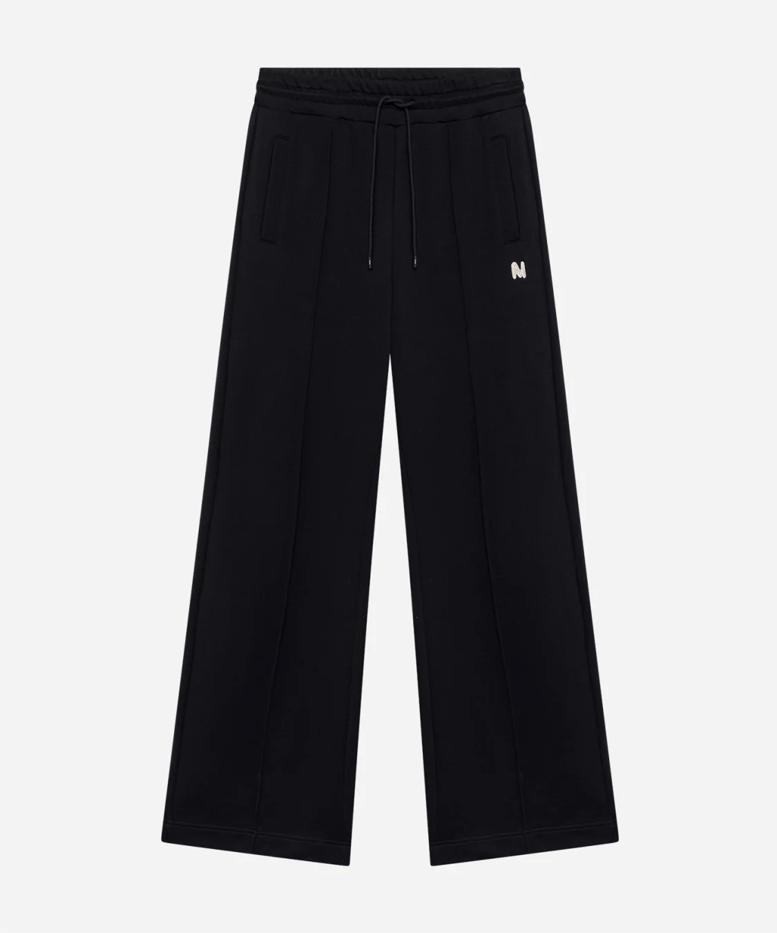 Pants with embroidered logo - 1