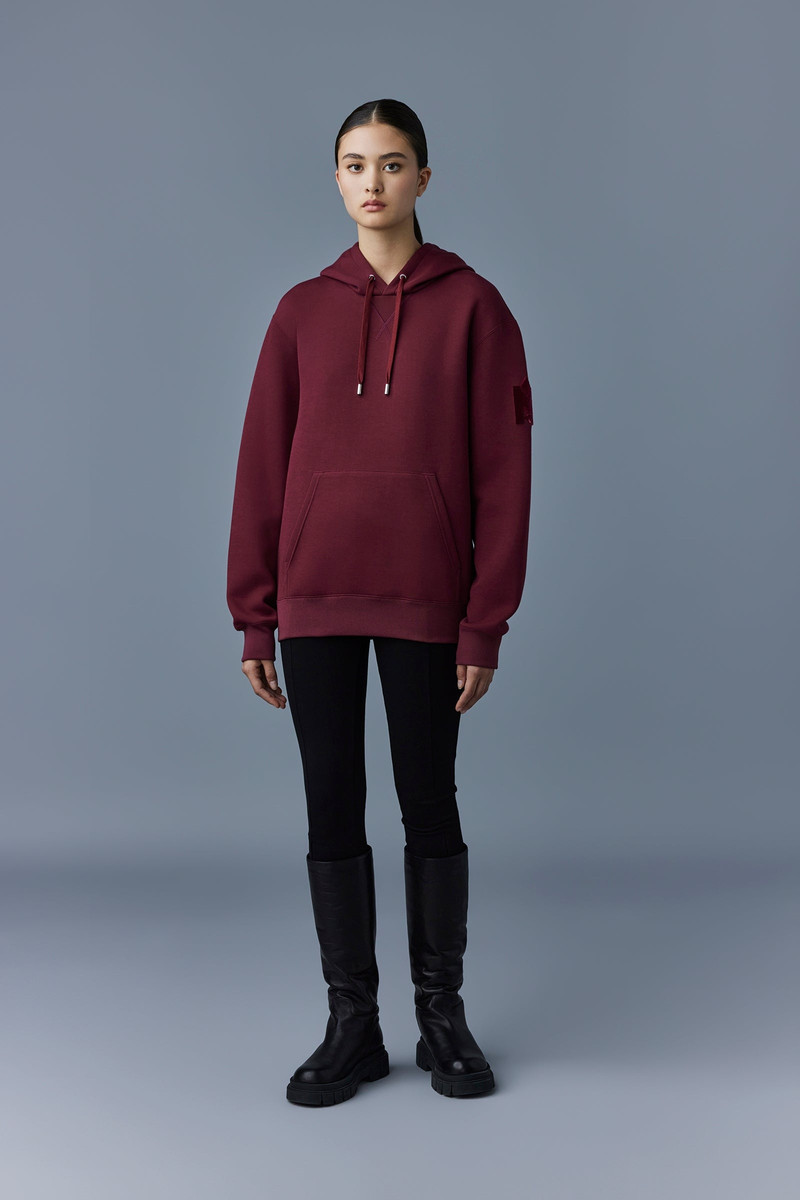 MACKAGE KRYS hoodie with velvet embroidery outlook
