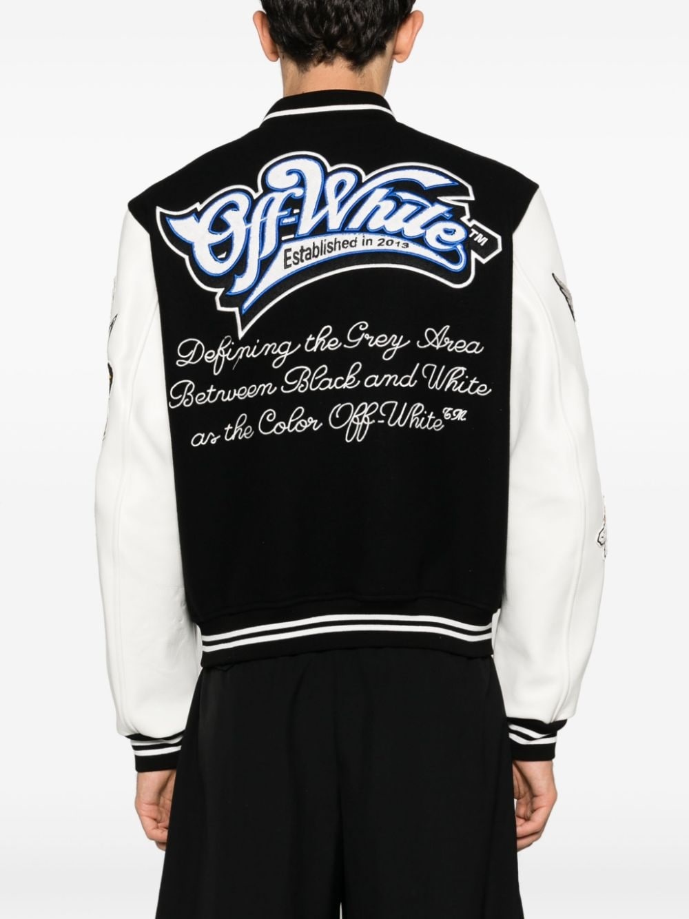 Logic Patch varsity jacket - 5