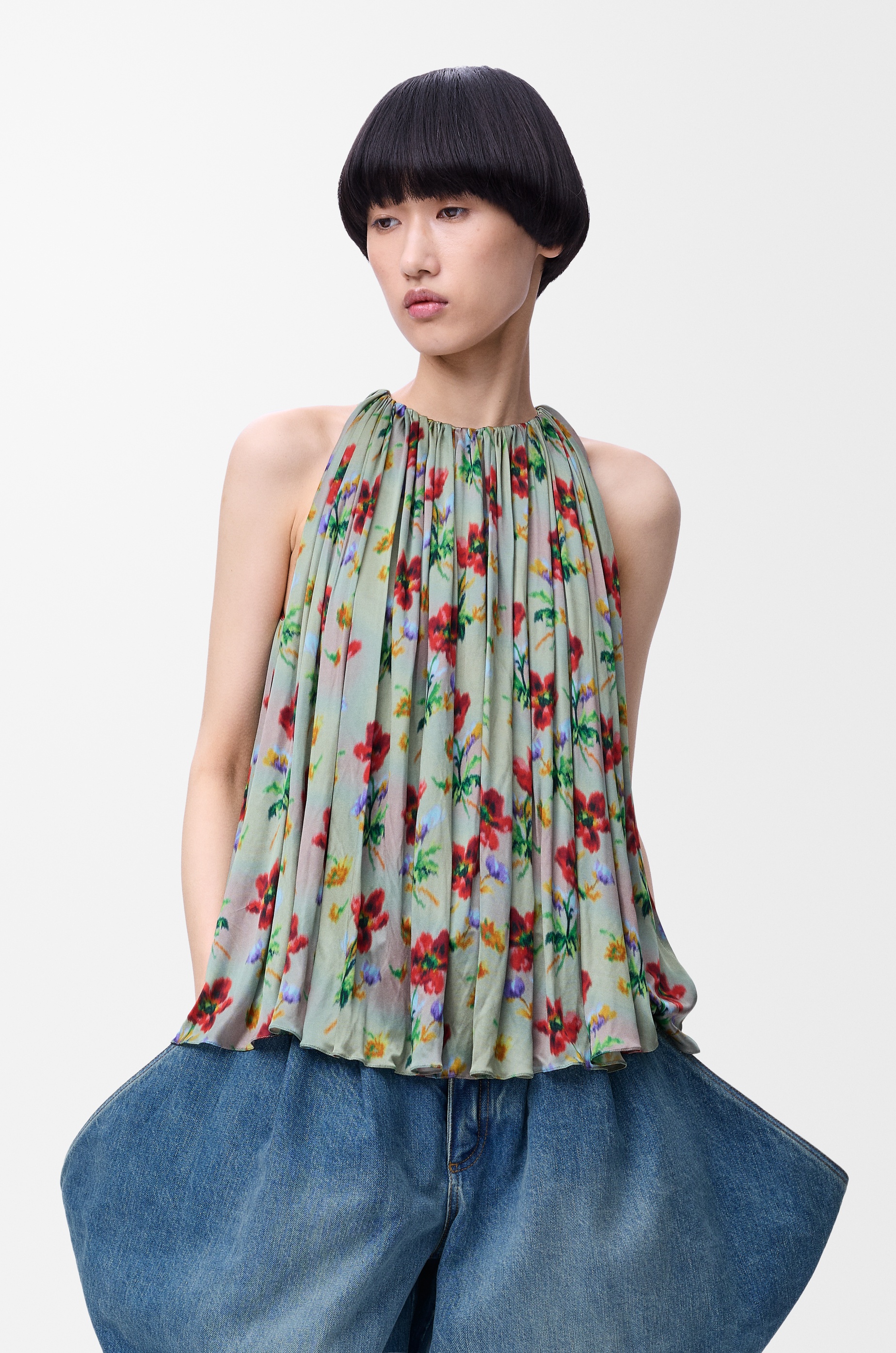 Halter top in viscose - 3