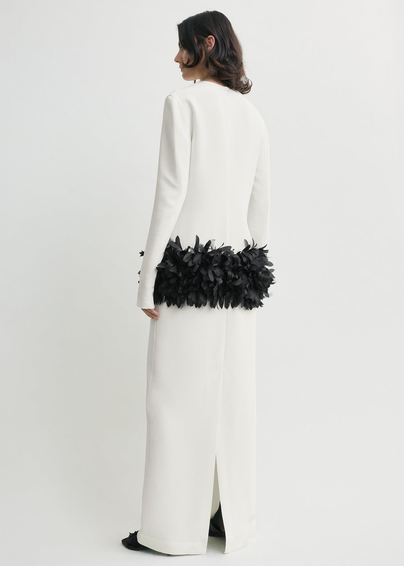 Petal dress off-white 4
