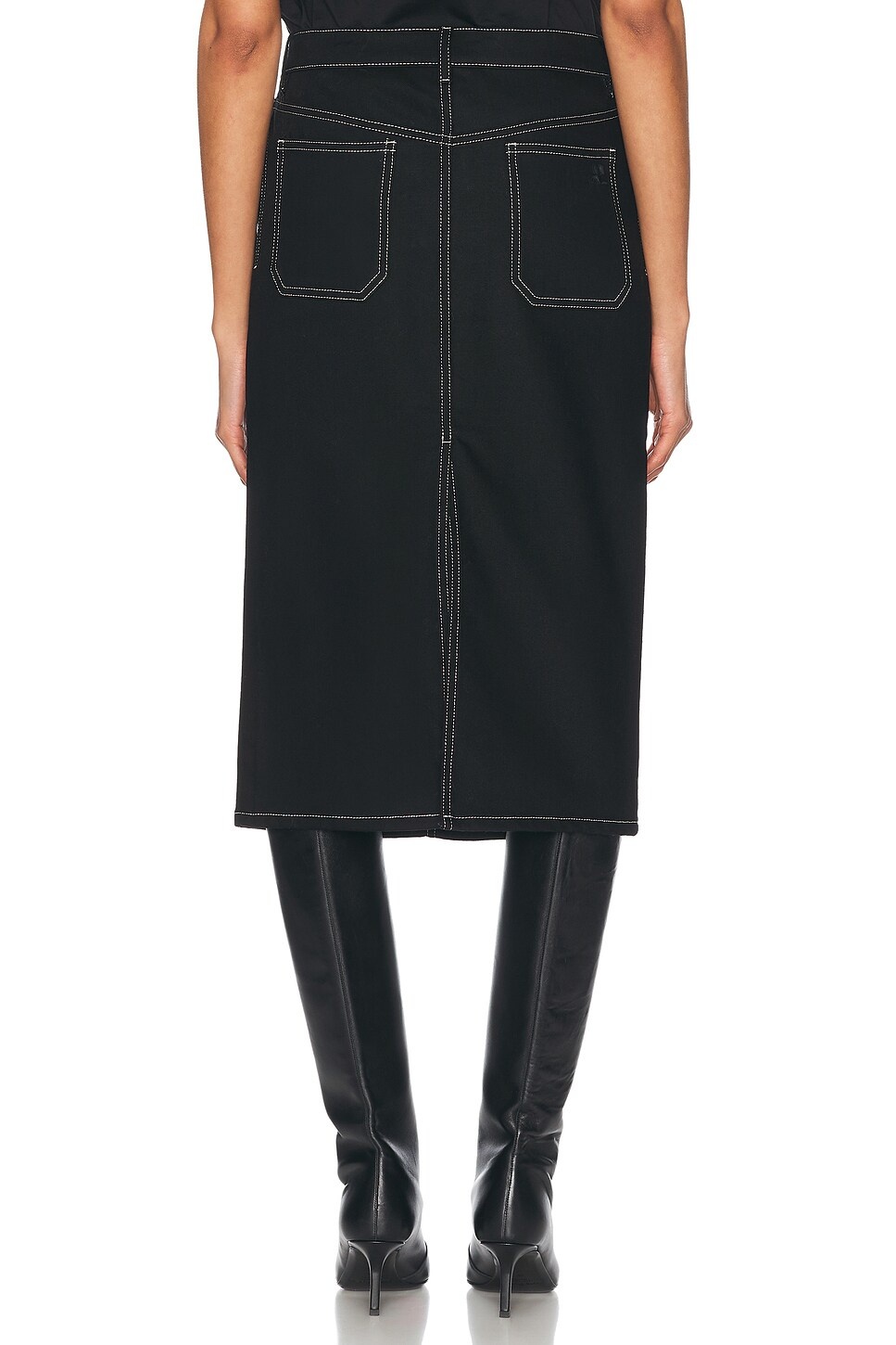2 Pocket Denim Skirt - 4