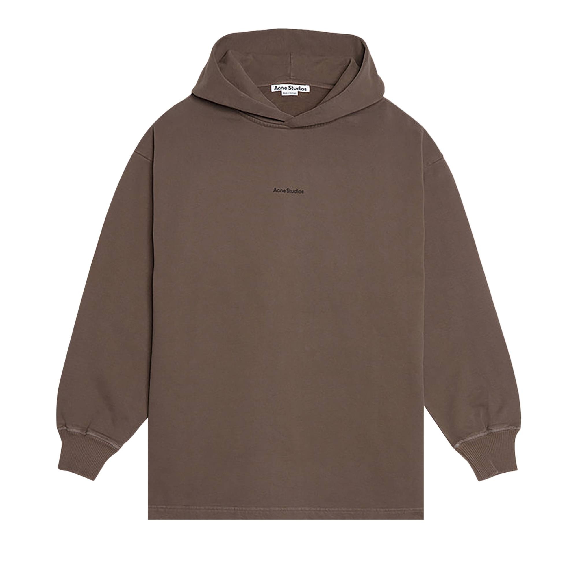 Acne Studios Logo Hooded Sweatshirt 'Stone Grey' - 1