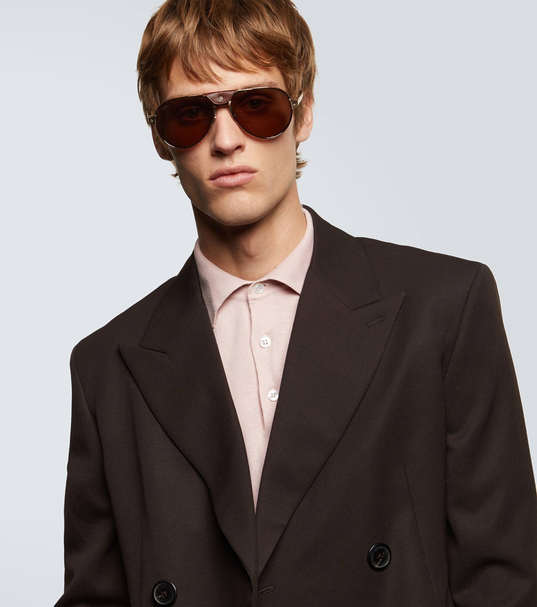 Santos De Cartier aviator sunglasses - 3