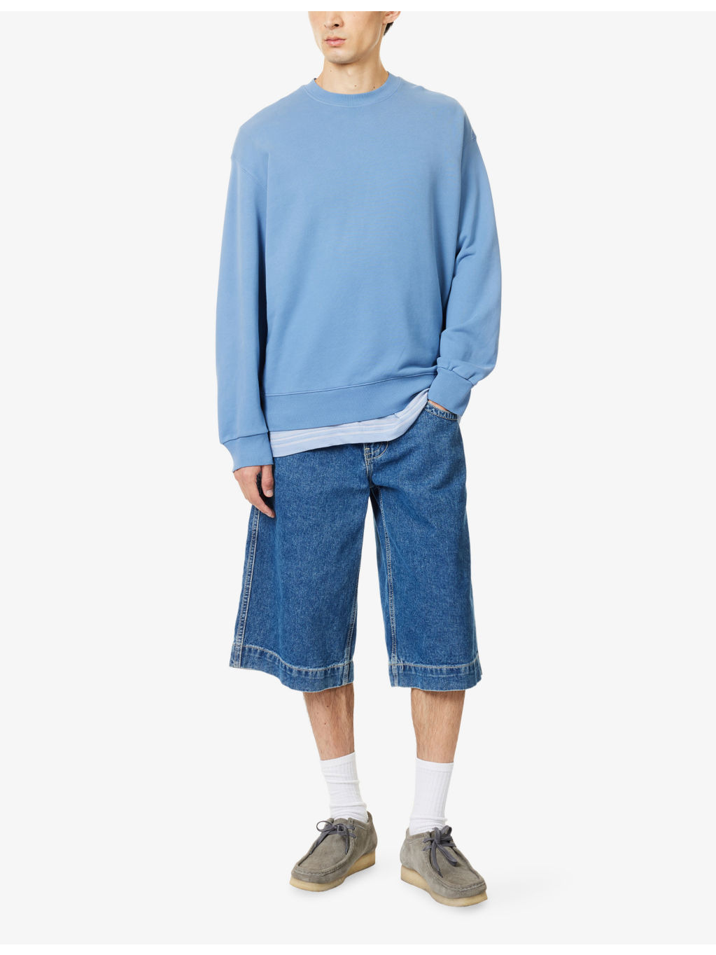 Hudson Relaxed-Fit Cotton-Jersey Sweatshirt - 2