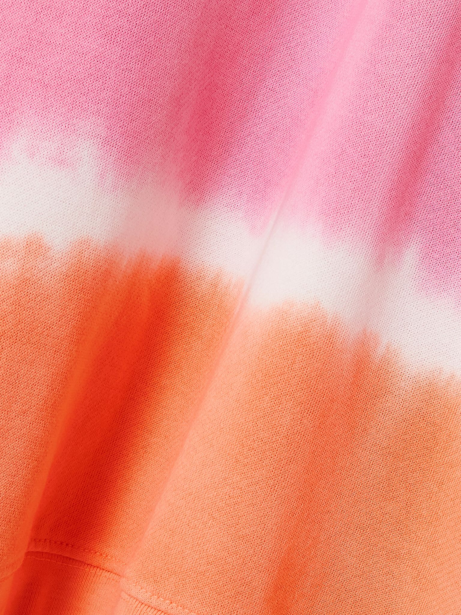 Tie-dyed cotton and cashmere-blend jersey sweatshirt Pink - 4