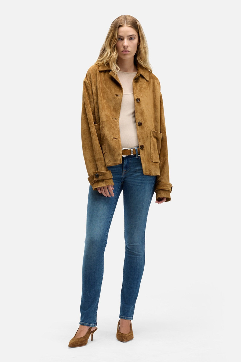 7 For All Mankind LOW SKINNY in Slim Illusion Retro Fade outlook