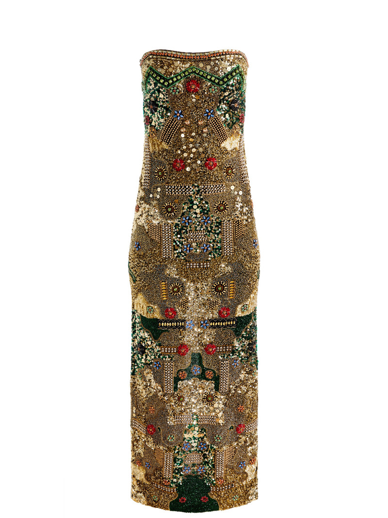 DELORA EMBELLISHED STRAPLESS GOWN 1