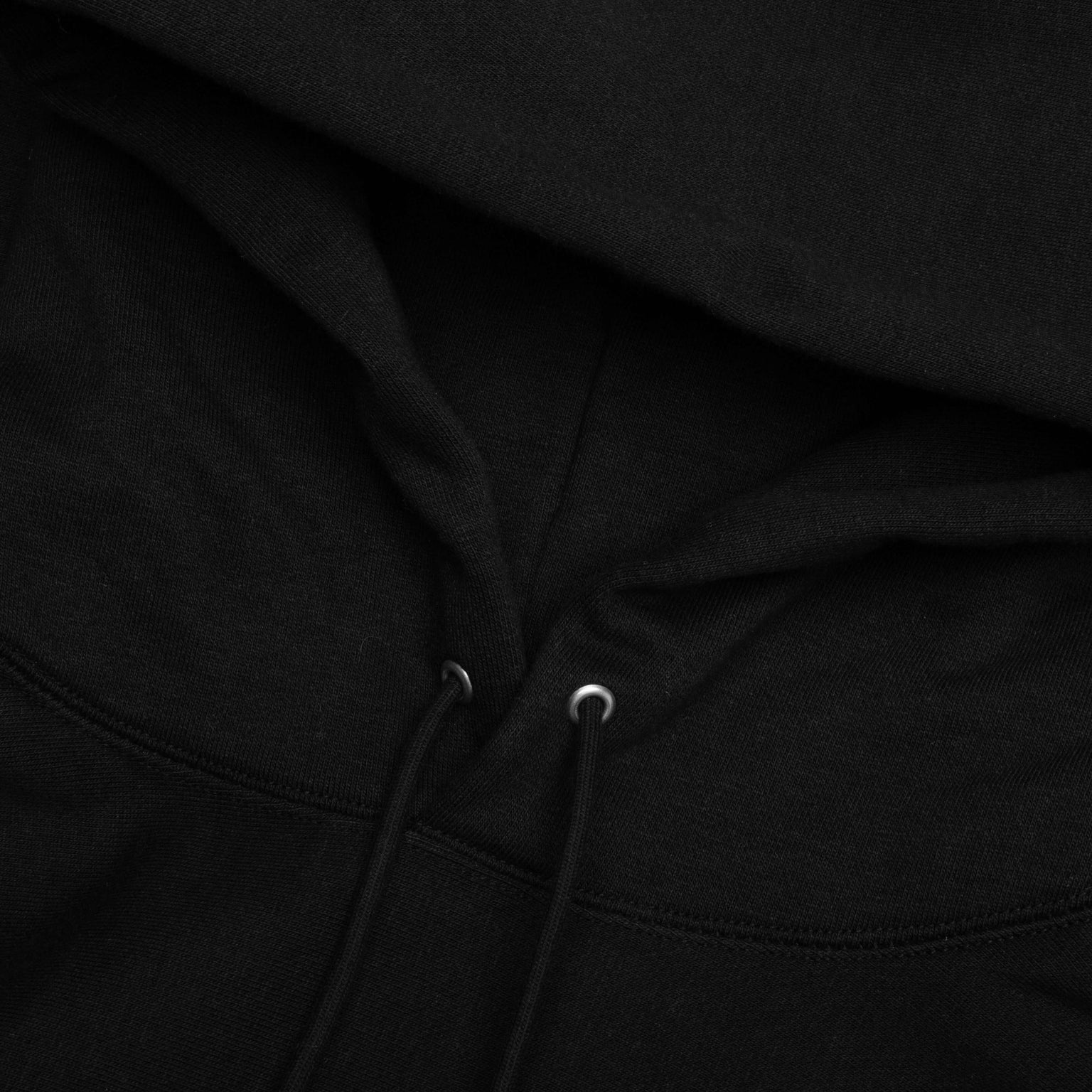 BIG SIZE HOODIE LOGO - BLACK - 3
