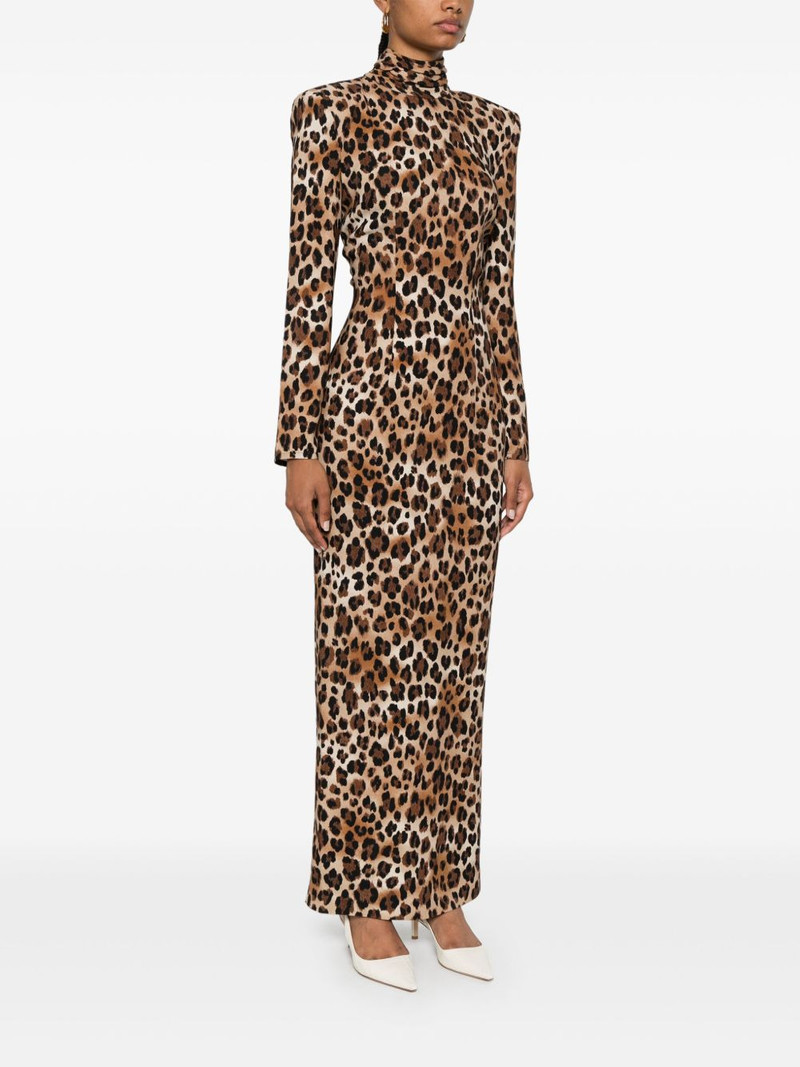 leopard-print maxi dress 3