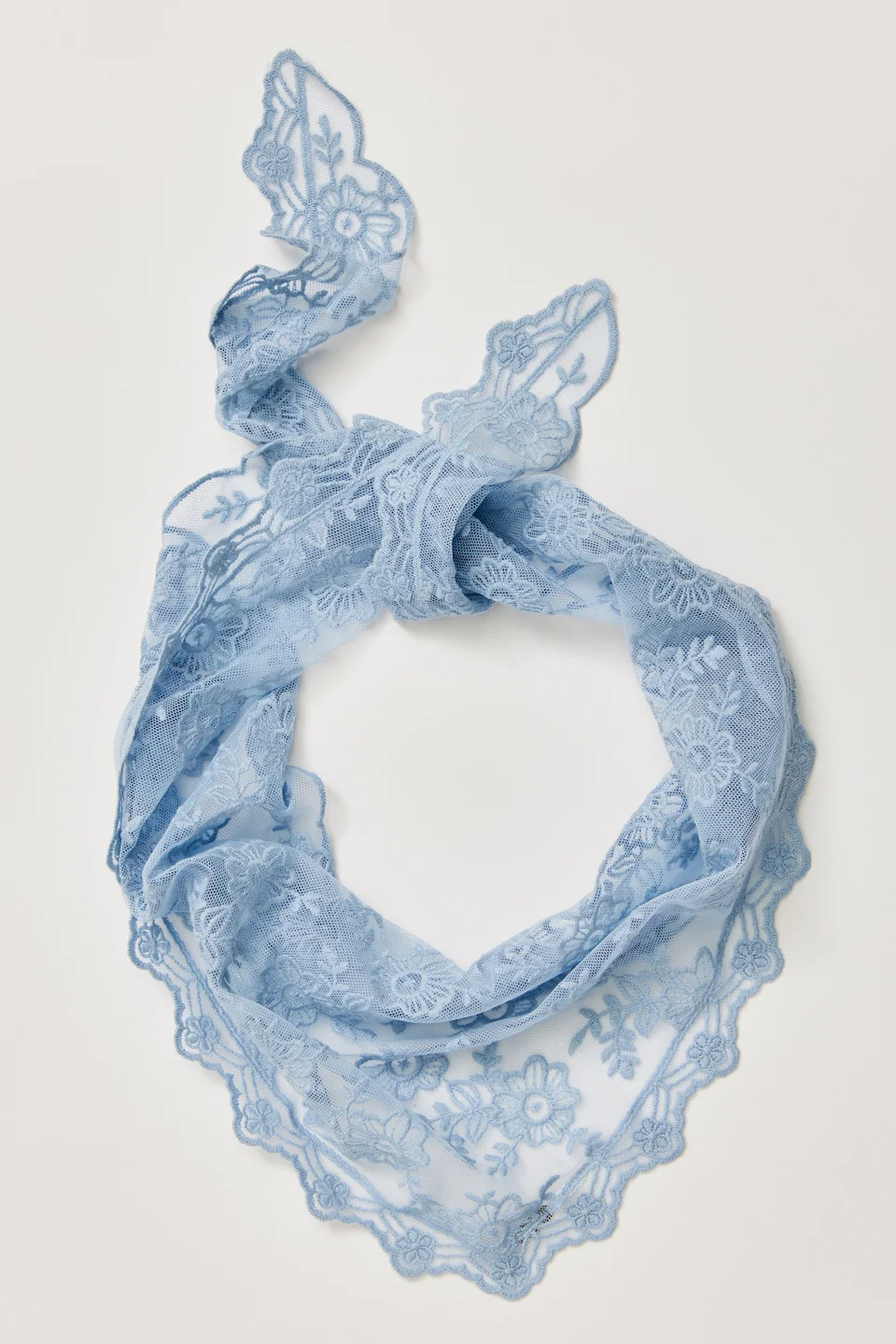 Forever Lace Triangle Scarf - 1