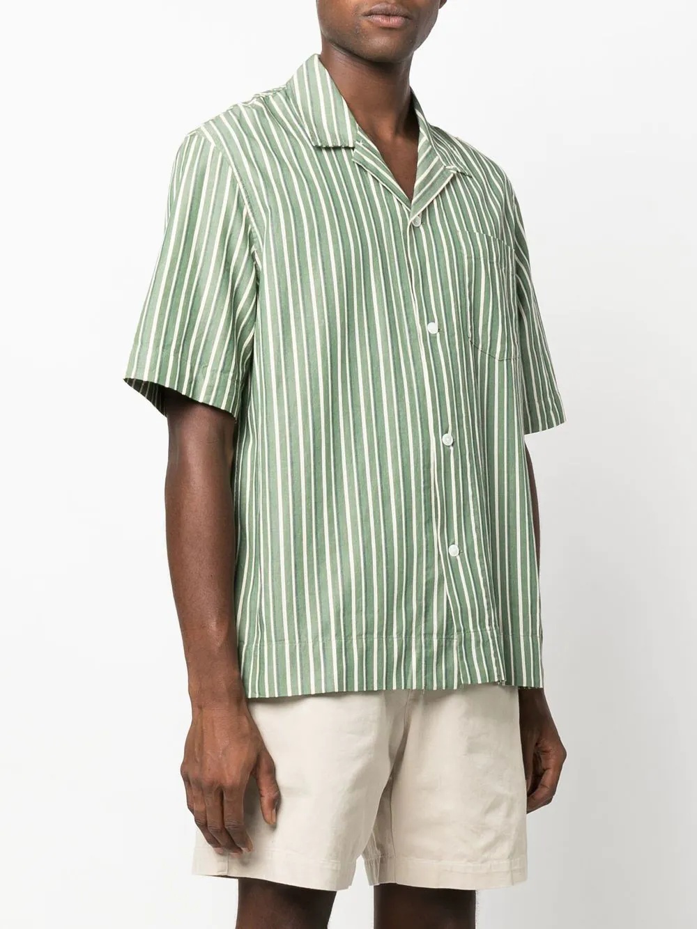 Johan striped short-sleeve shirt - 3