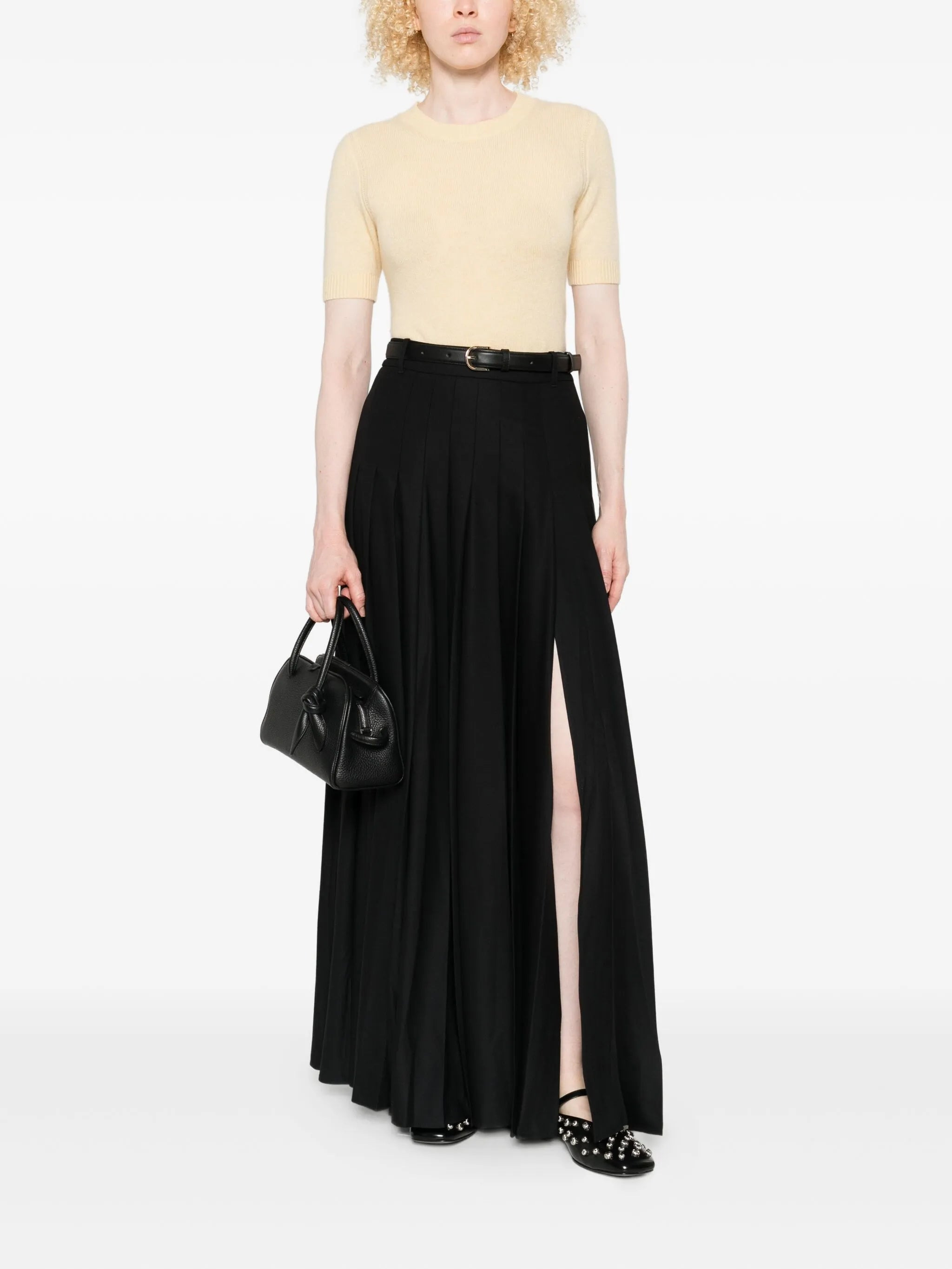 Self-portrait Pleated Belted Skirt - 3