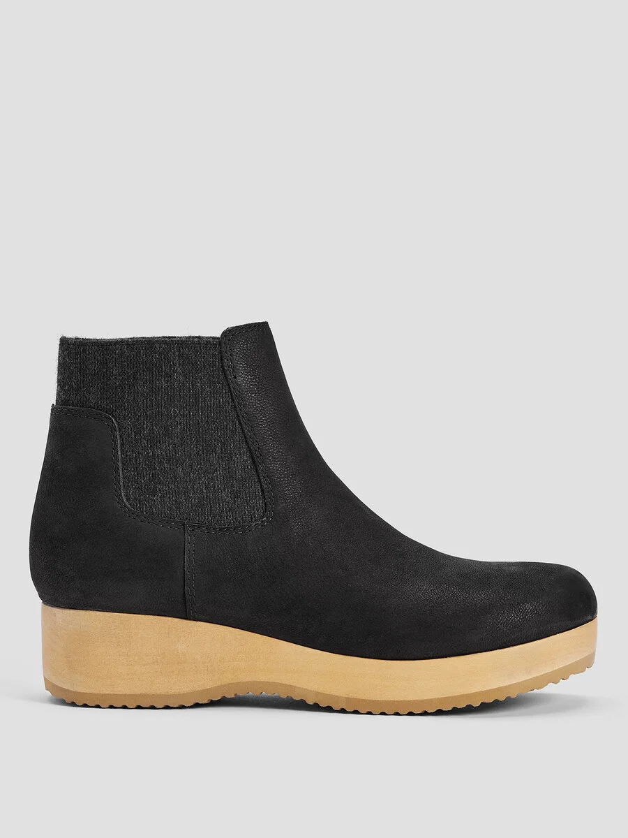 Words Oiled Nubuck Clog Bootie - 1