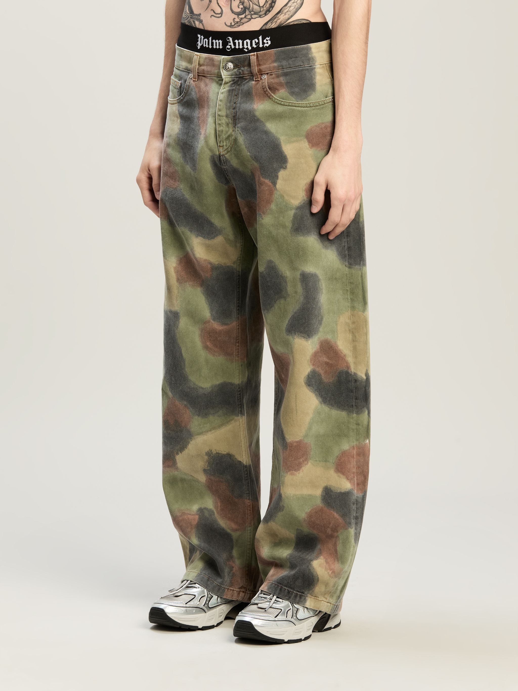 Seasonal Camouflage Loose Pants - 4
