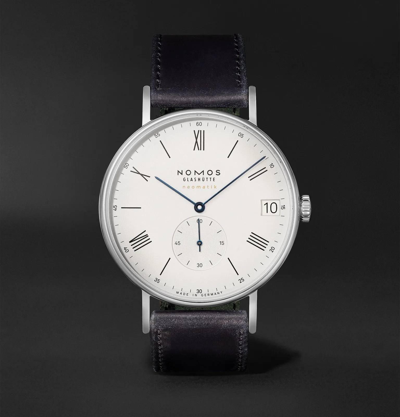 Ludwig Neomatik 41 Limited Edition Automatic 40.5mm Stainless Steel and Leather Watch, Ref. No. 291 - 1