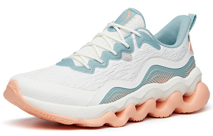 (WMNS) ANTA Running Series Sneakers 'White Orange Blue' 122215555-7 - 2