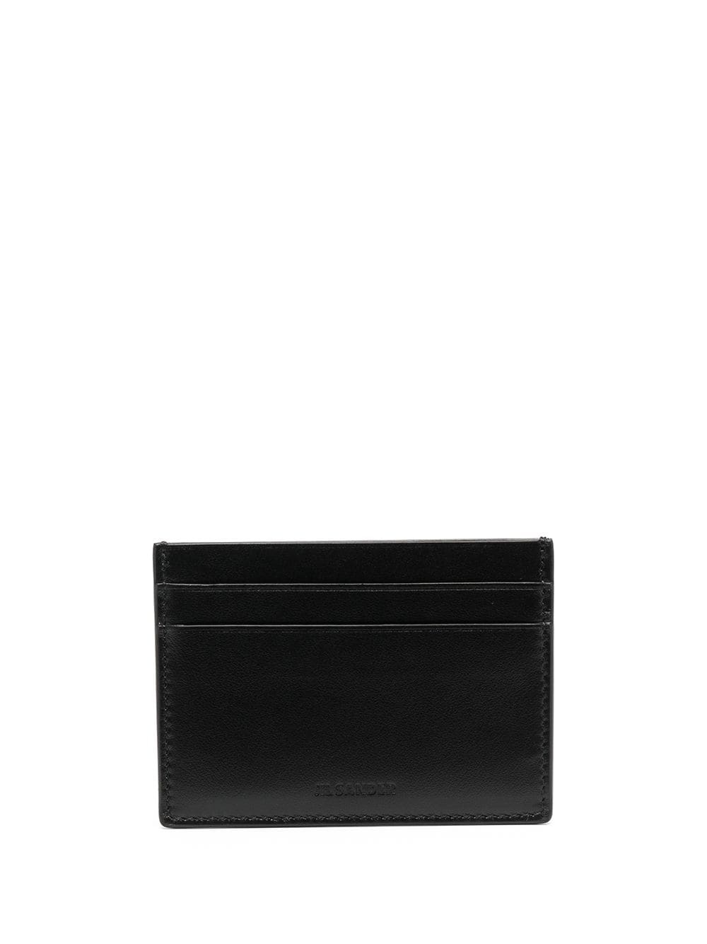 embossed logo square cardholder - 1