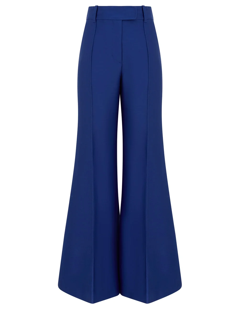 CLASH WOOL SILK FLARE PANT - 1