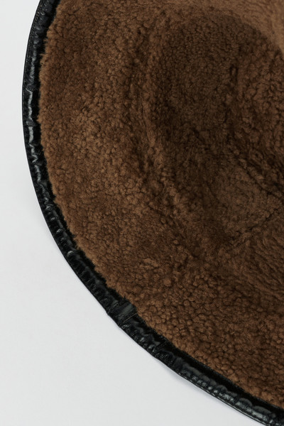 Our Legacy Bucket Hat Brown Shearling outlook