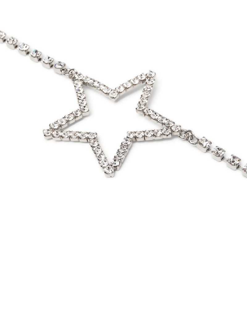 crystal-embellished star necklace - 2