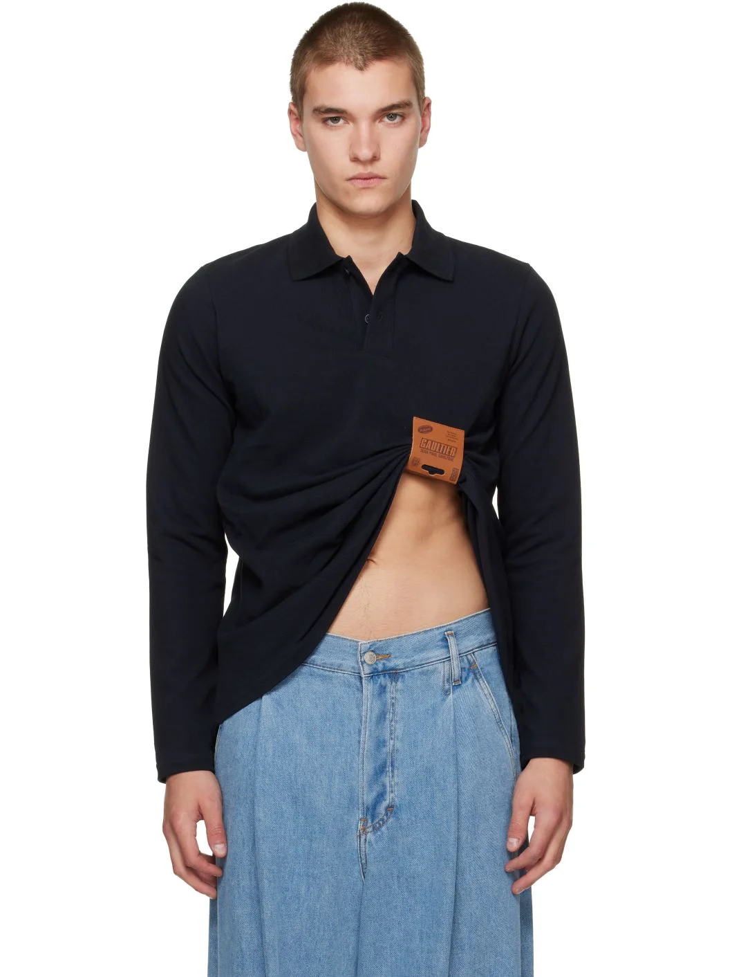 Navy 'The Label' Polo - 1