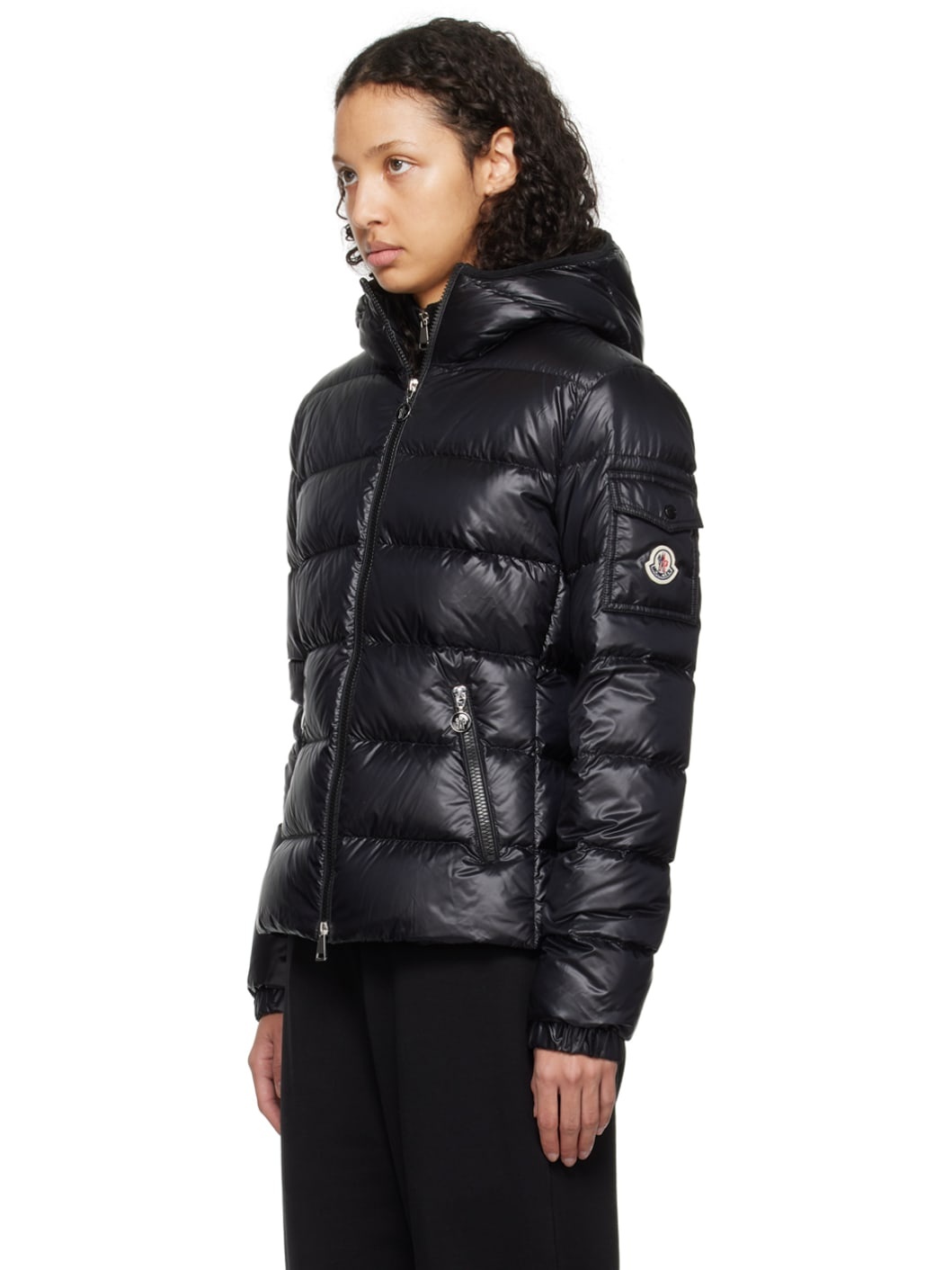 Black Gles Down Jacket - 4
