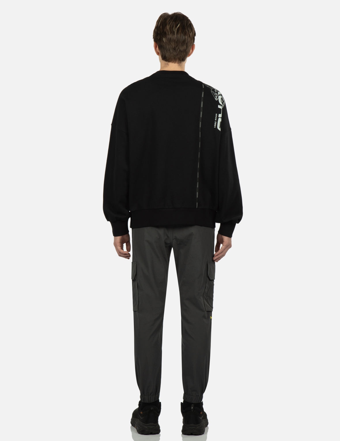 Logo Tape Oversized Sweatshirt - 6