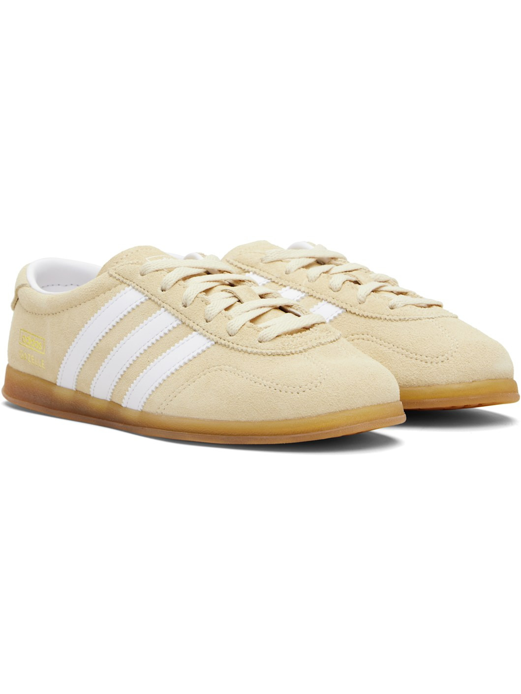 Beige Gazelle Lo Pro Sneakers - 4