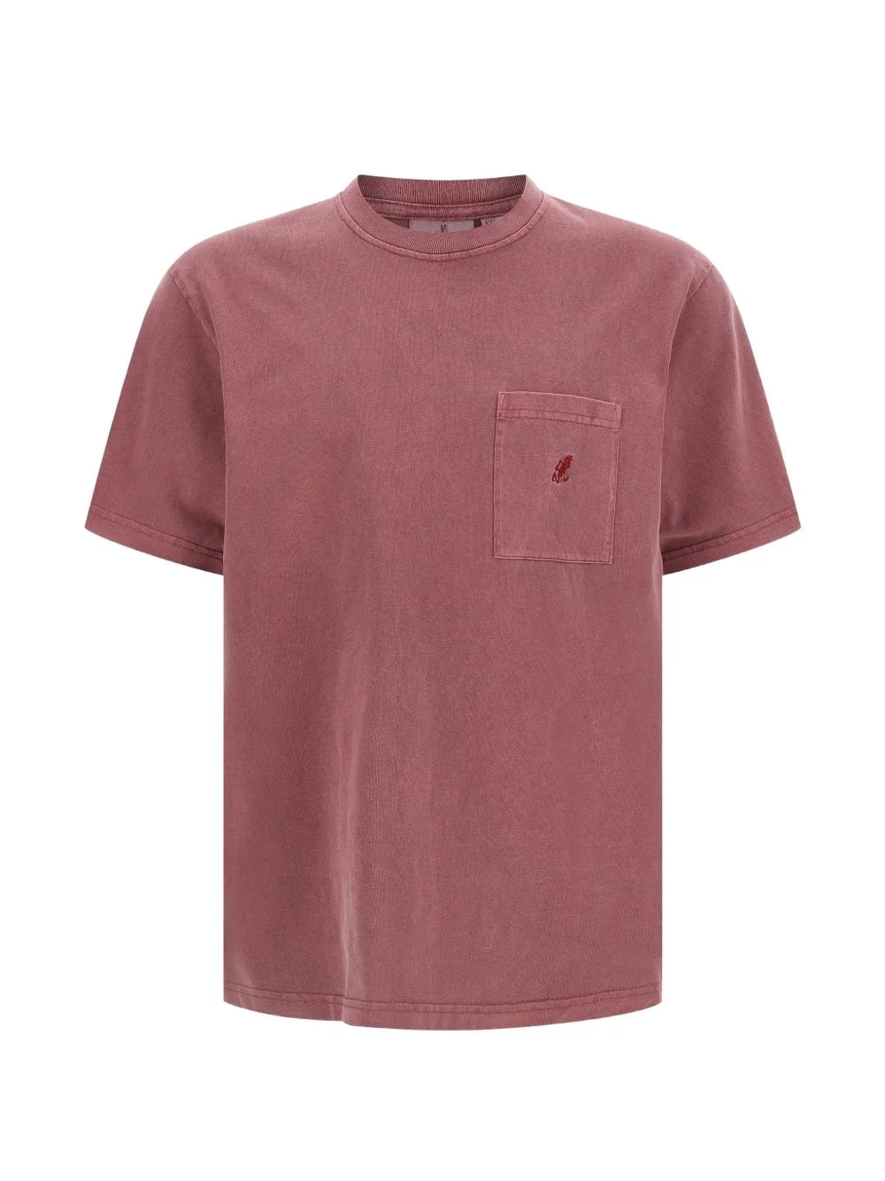 breast pocket embroidered logo T-shirt - 1