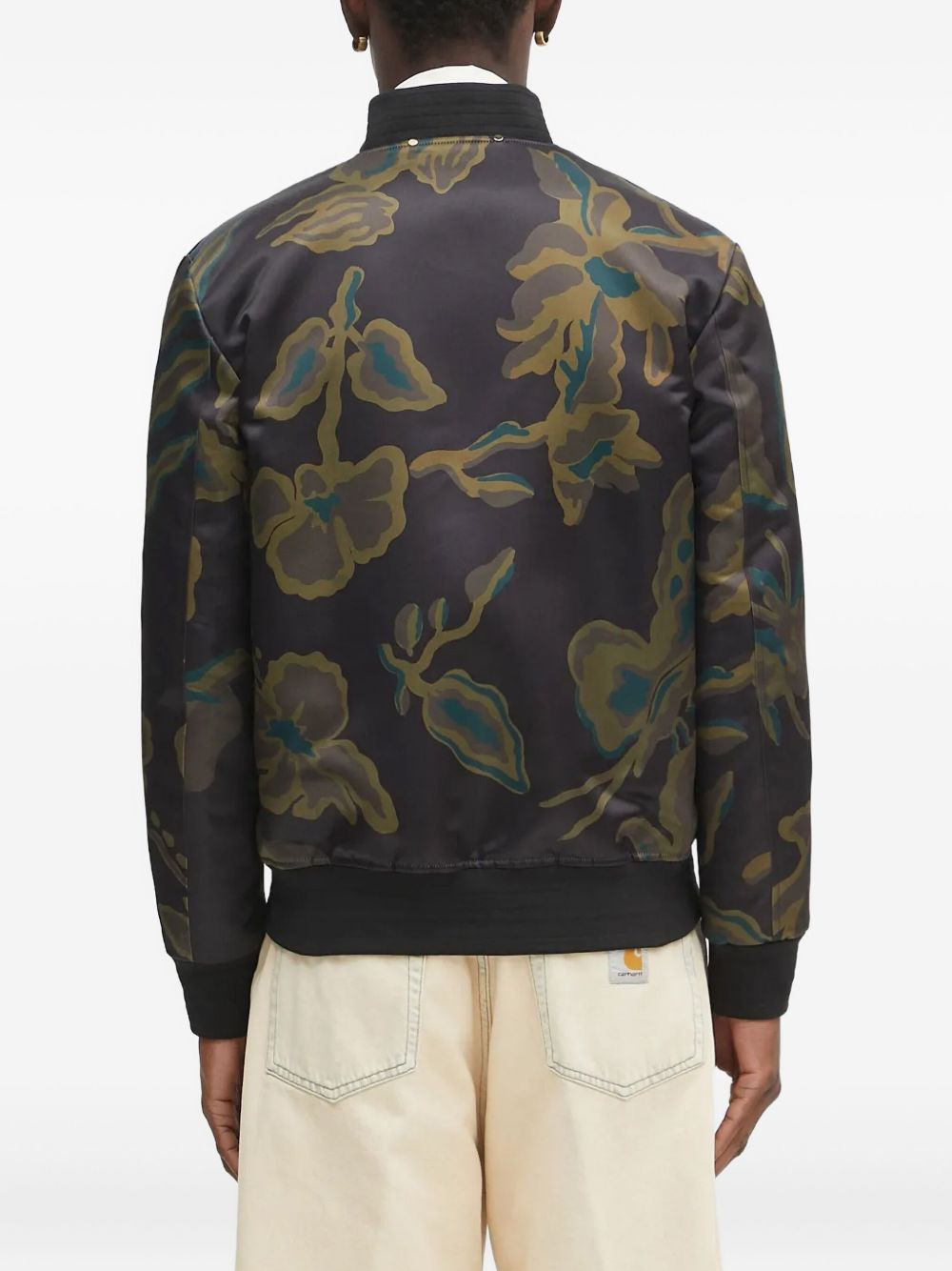 floral-print bomber jacket - 2