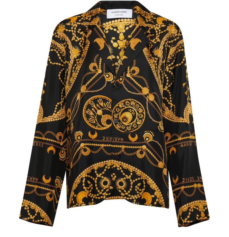 Ornament jewelry pyjama blouse 1