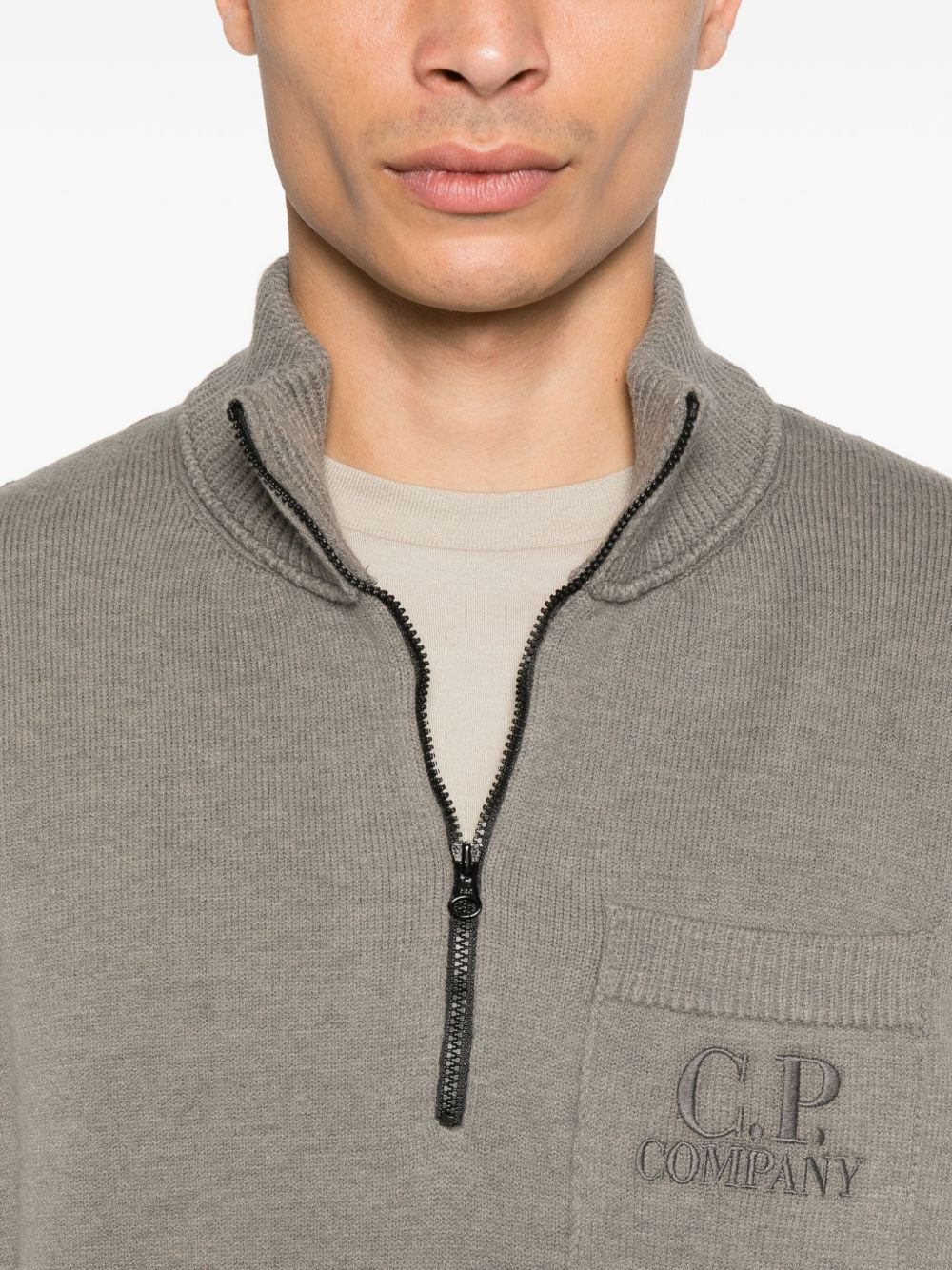 half-zip pocket sweatshirt - 5