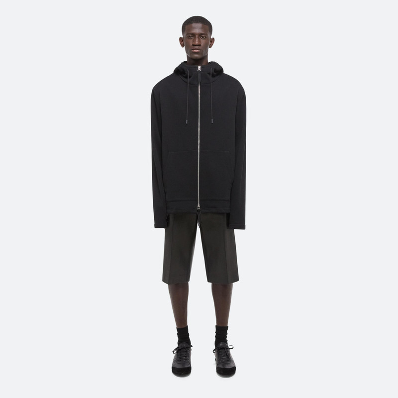 COTTON FLEECE ZIP-UP HOODIE 4