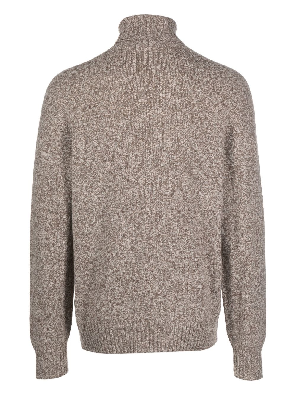 roll-neck long-sleeved jumper - 2