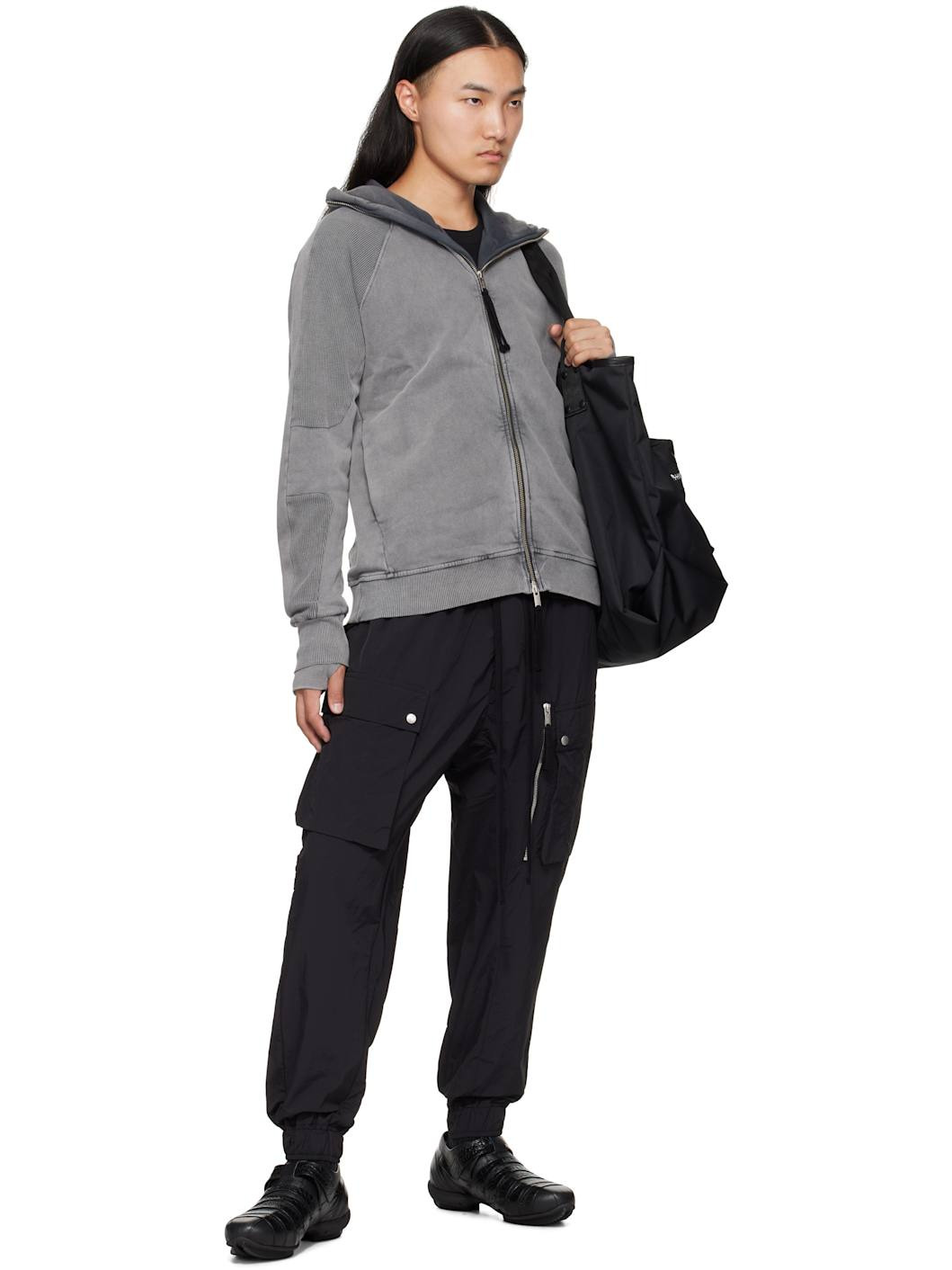 Black M P 26 Cargo Pants - 4